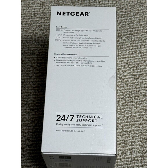 NETGEAR CM500 High Speed Cable Modem | DOCSIS 3.0 | CM500-100NAS - New Open Box - Picture 5 of 5